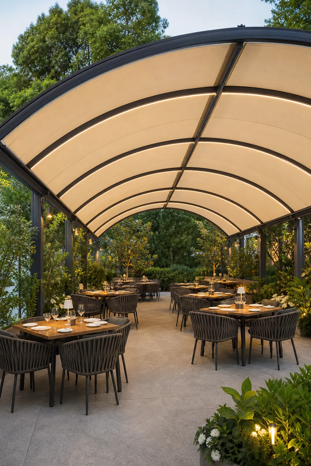 Kupolasta tenda za baštu – model Futura